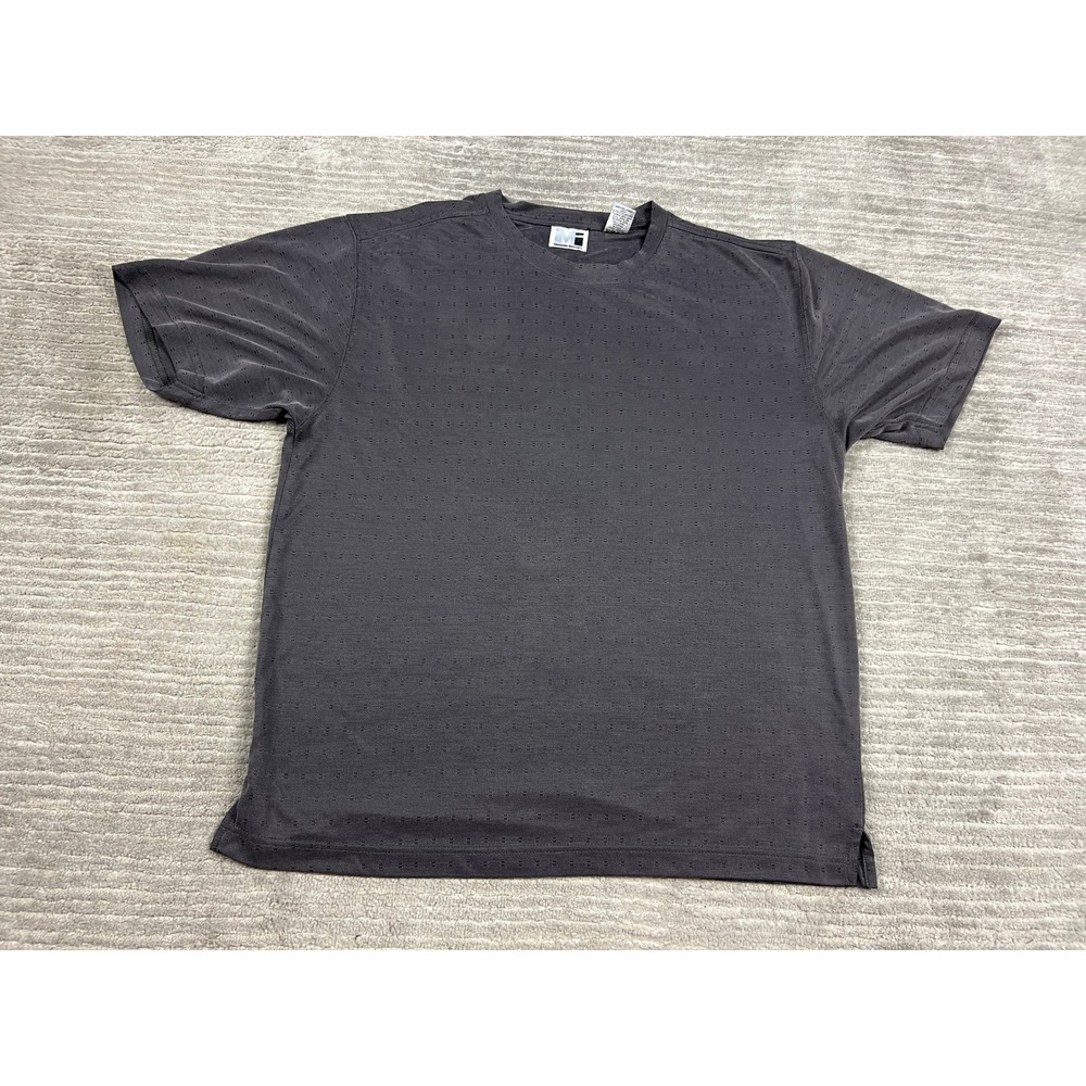 Modern Images T-Shirt Mens M Grey Short Sleeve Textured Modal Blend Casual Tee